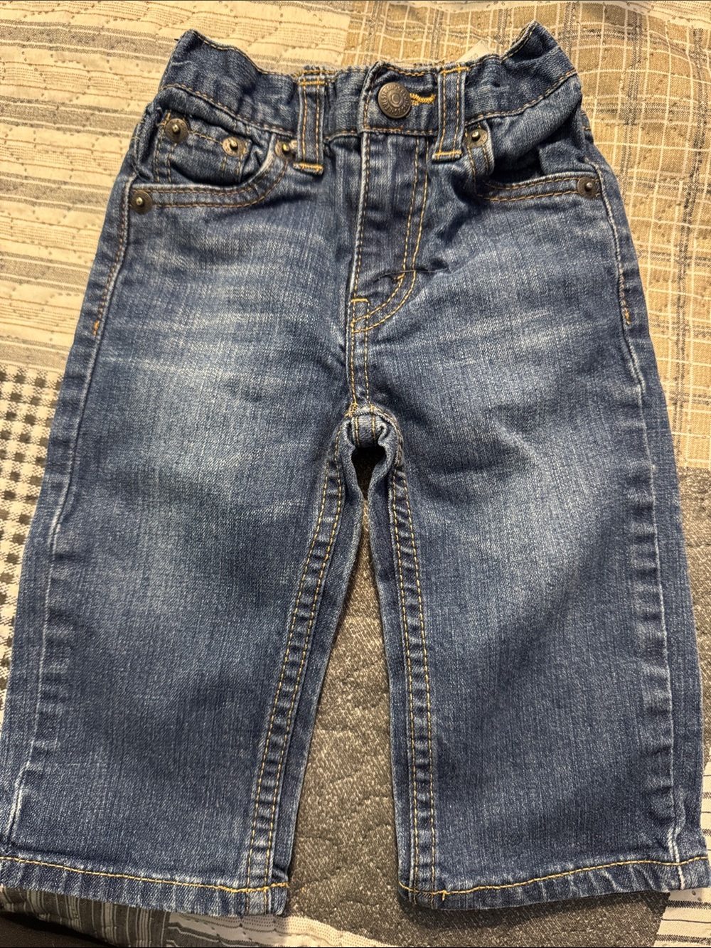 Levi's Boys Relaxed Blue Denim Jeans